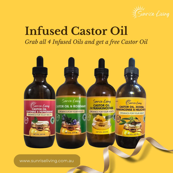 4 x Infused Castor Oil Blends