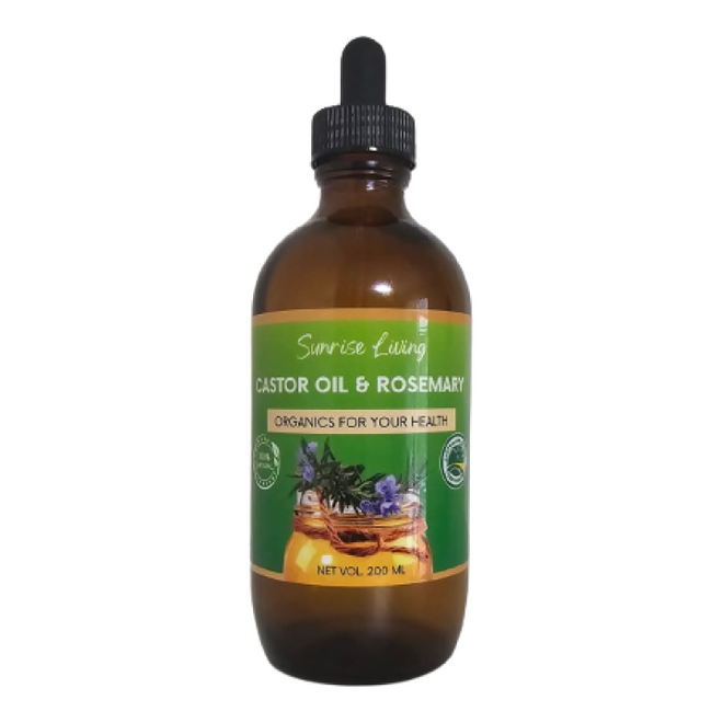 CASTOR OIL, ROSEMARY COMBO 100 % PURE, NATURAL & ORGANIC